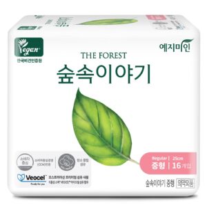 YEJIMIIN Podpaski higieniczne Pads Forest Story (średnie, 25 cm) 16 szt.
