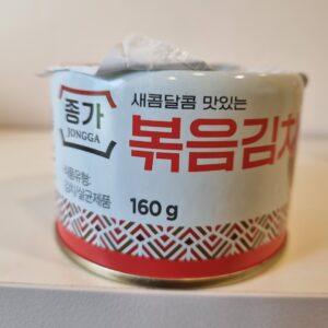 Smażone kimchi w puszce / 종가집 볶음김치 캔 160g