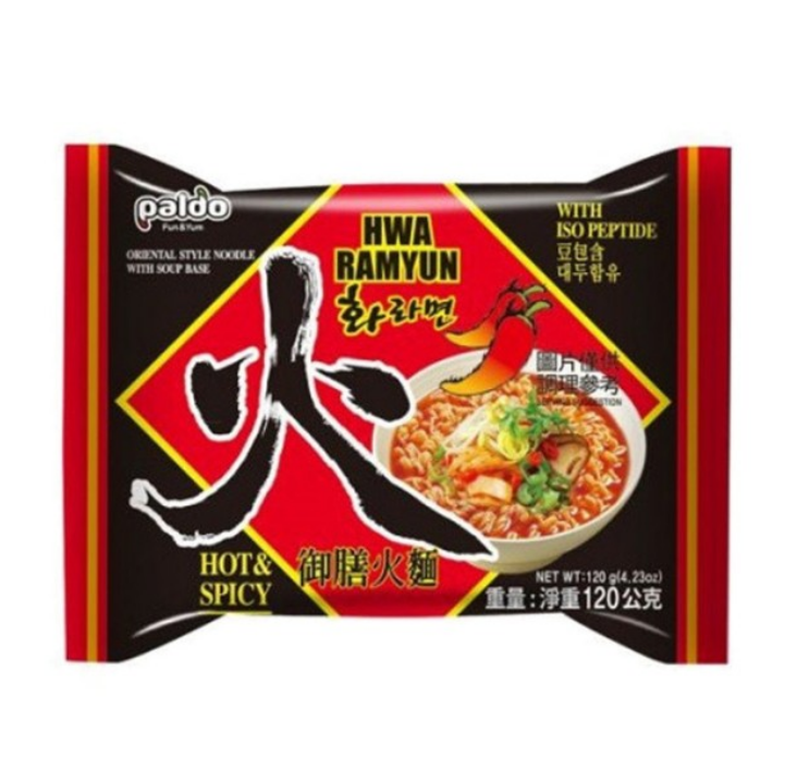 ZUPKI HWA RAMYUN(RAMEN)-PALDO-120g - obrazek 2
