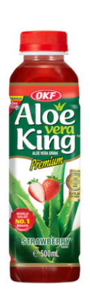 OKF Aloes veera king truskawkowym 500ml