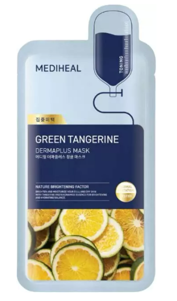 Mediheal Dermaplus Green Tangerine Mask 22ml - obrazek 2
