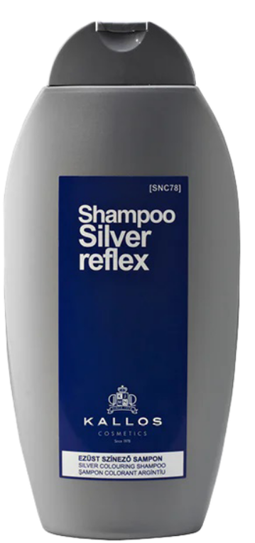 KALLOS SILVER REFLEX Shampoo neutralizing hair tone 350ml - obrazek 2