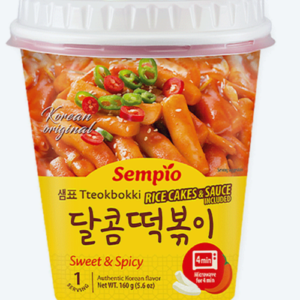 SEMPIO Tteokbokki w kubku, słodko-ostre 160g