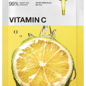 Maska w płachcie rozjaśniająco-nawilżająca z witaminą c, VITAMIN C ESSENTIAL MASK, 24 ml