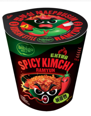 CJ Bibigo Ramen kimchi extra ostry 98g