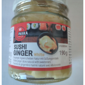 INAKA Imbir marynowany naturalny w słoiku 190g