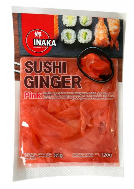 INAKA Imbir marynowany różowy 85g