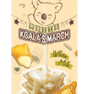 Koala cookies with white chocolate flavor LOTTE 37g