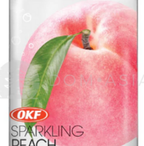 OKF Napój gazowany o smaku brzoskwiniowym  350ml