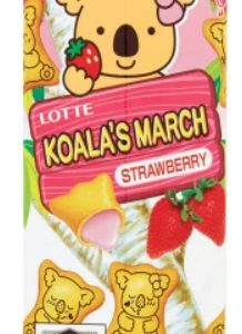Koala's March Strawberry Cookies LOTTE 37g