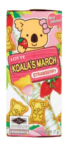 Koala's March Strawberry Cookies LOTTE 37g
