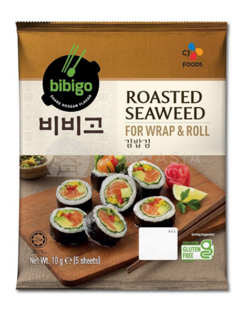 Wodorosty Nori BIBIGO 10g