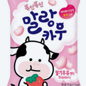 LOTTE Pianki Malang Cow o smaku truskawkowym 79g