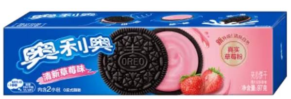 Ciasteczka Oreo z kremem truskawkowym OREO 97g