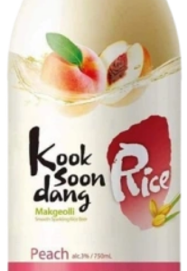 WINO RYŻ. MAKGEOLLI PEACH 3%VOL.- KSD - 750ml