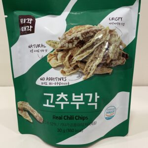 Koreańskie Chipsy z Papryczek Chili Gochu Bugak (Real Chili Chips) 30g