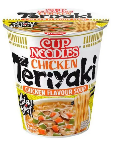 Nissin Cup Noodles Teriyaki Chicken Flavour 67g