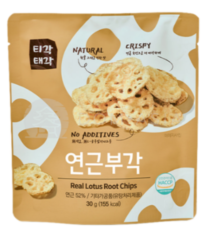 Chipsy z lotosu TIGAKTEGAK 30g | Snack TIGAKTEGAK 30g