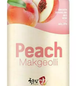 KOOKSOONDANG Wino na ryżu koreańskie makgeolli o smaku brzoskwini w puszce 3% 350ml